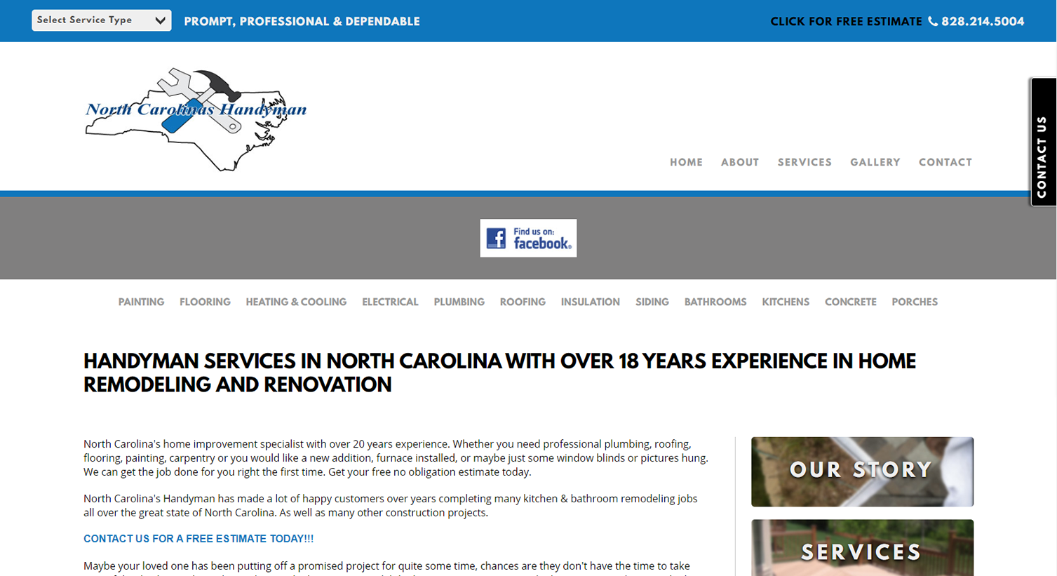 North Carolina Handyman Services Painters Plumbers Roofing